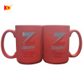 Wholesale high quality 15oz Magic color changing travel coffee sublimation ceramic mug